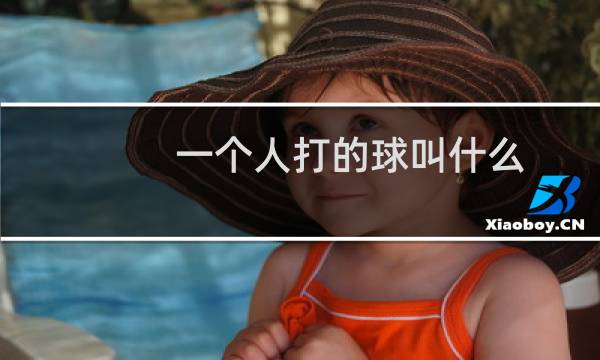一个人打的球叫什么图片
