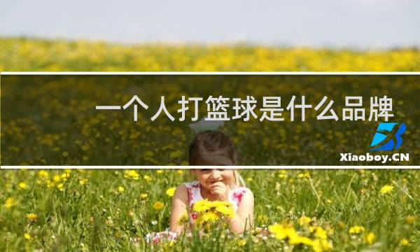 一个人打篮球是什么品牌图片