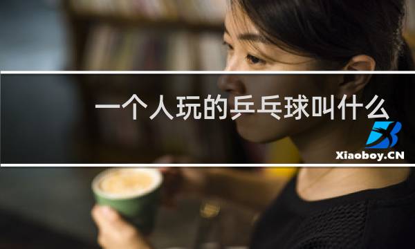 一个人玩的乒乓球叫什么图片