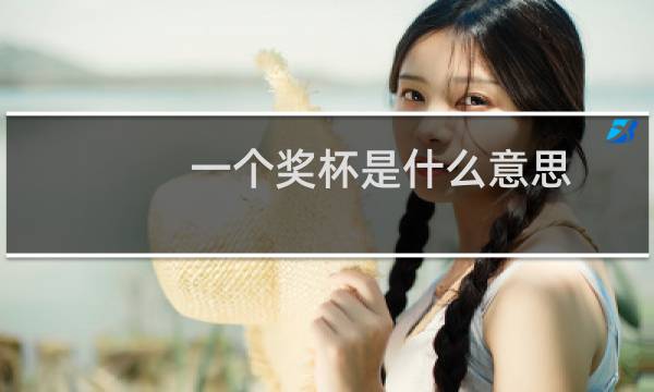 一个奖杯是什么意思图片