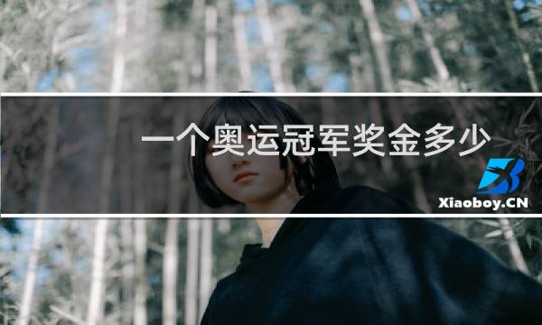 一个奥运冠军奖金多少图片