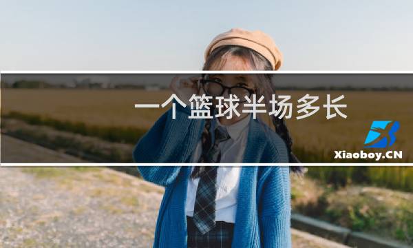一个篮球半场多长图片