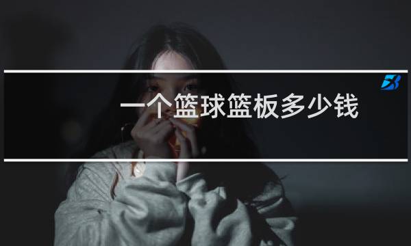 一个篮球篮板多少钱图片