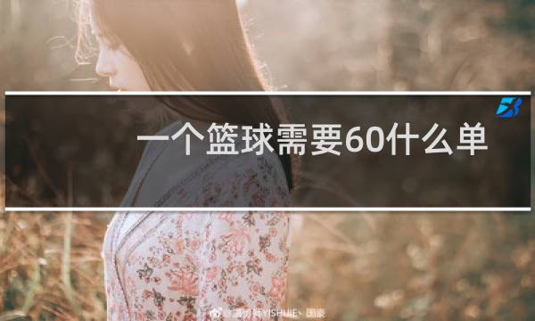一个篮球需要60什么单位图片