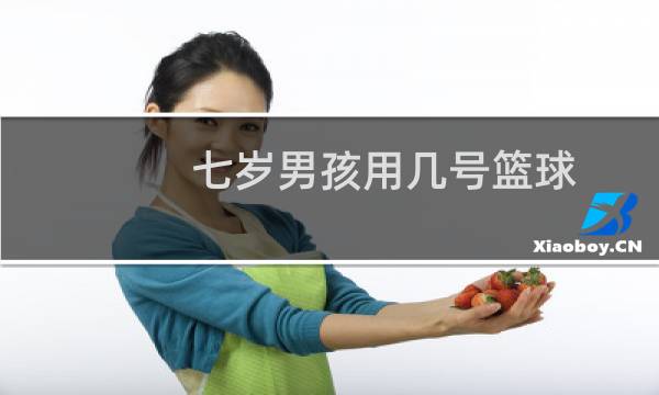 七岁男孩用几号篮球图片