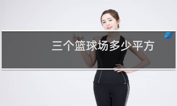 三个篮球场多少平方图片