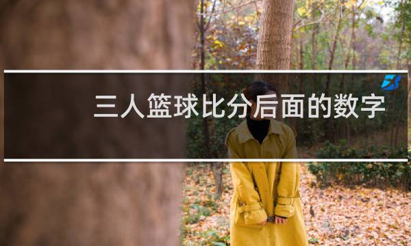 三人篮球比分后面的数字是什么意思图片