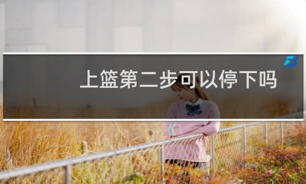 上篮第二步可以停下吗图片