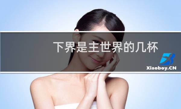 下界是主世界的几杯图片