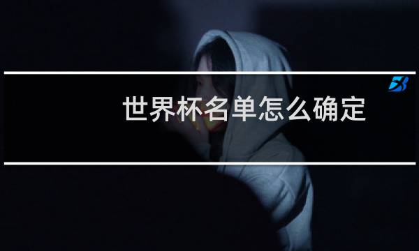 世界杯名单怎么确定图片