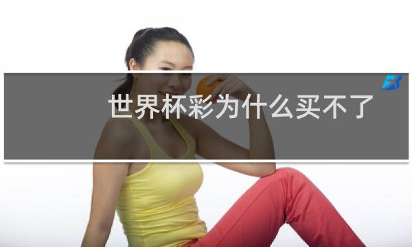 世界杯彩为什么买不了图片
