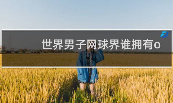 世界男子网球界谁拥有otp图片