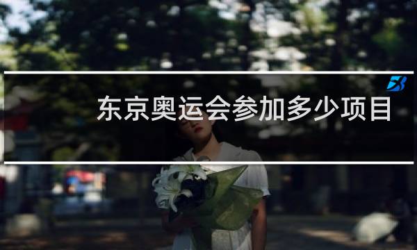 东京奥运会参加多少项目图片