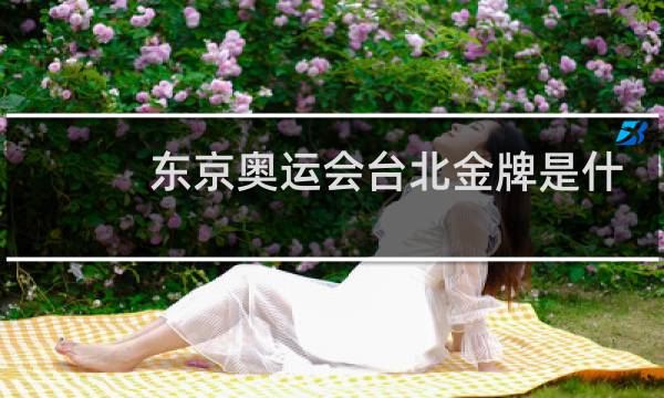 东京奥运会台北金牌是什么项目图片