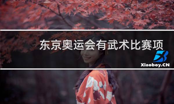 东京奥运会有武术比赛项目吗图片