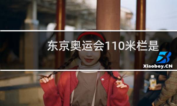 东京奥运会110米栏是谁图片