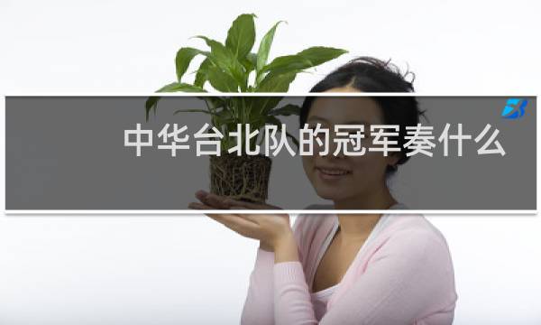 中华台北队的冠军奏什么歌图片