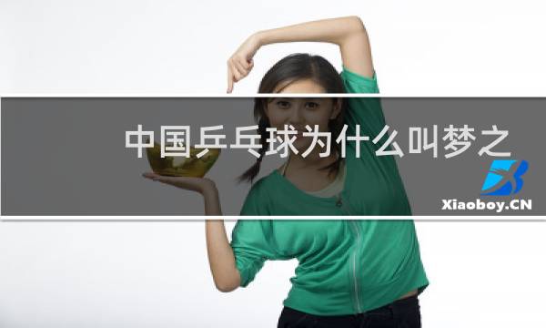 中国乒乓球为什么叫梦之队图片