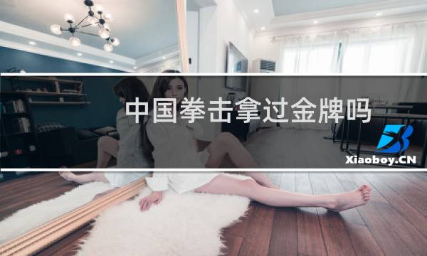 中国拳击拿过金牌吗图片