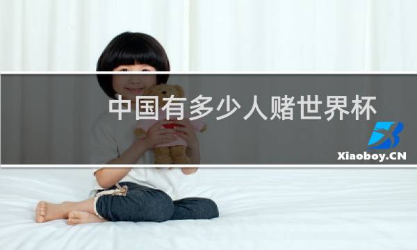中国有多少人赌世界杯图片