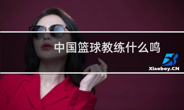 中国篮球教练什么鸣图片