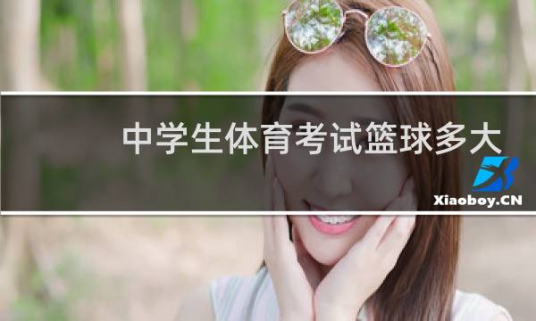 中学生体育考试篮球多大号图片