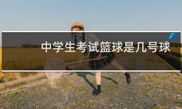 中学生考试篮球是几号球图片