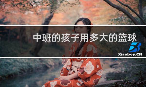 中班的孩子用多大的篮球图片