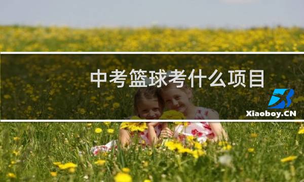 中考篮球考什么项目图片