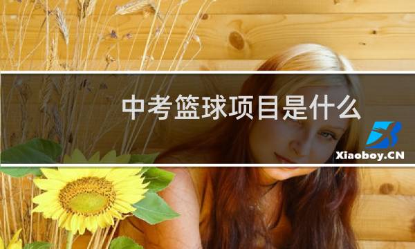 中考篮球项目是什么图片