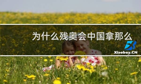 为什么残奥会中国拿那么多金牌图片
