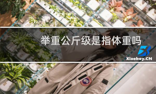 举重公斤级是指体重吗图片
