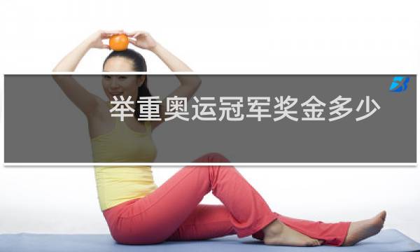 举重奥运冠军奖金多少图片