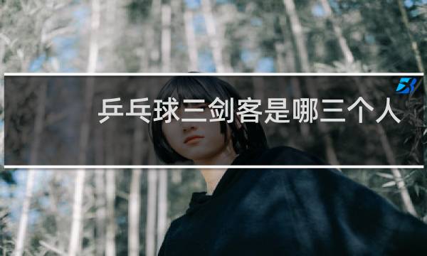 乒乓球三剑客是哪三个人图片
