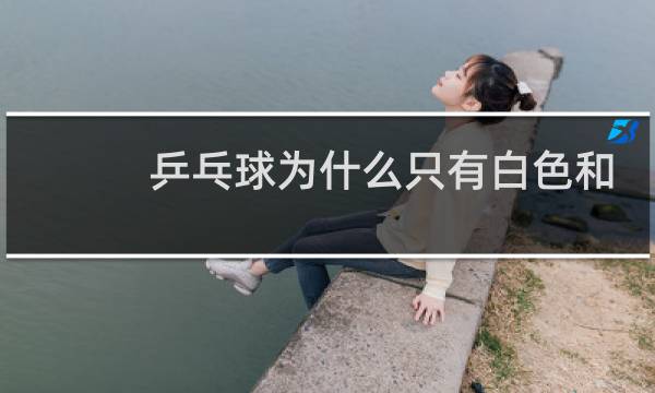 乒乓球为什么只有白色和橙色图片