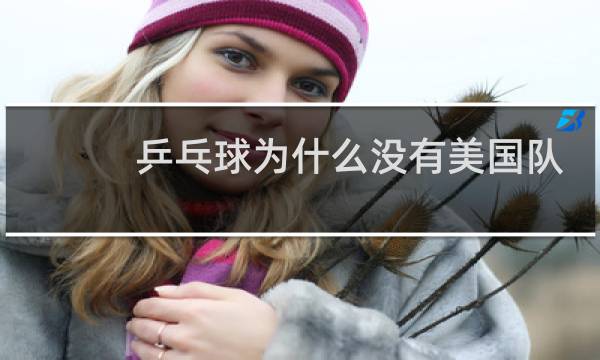 乒乓球为什么没有美国队图片