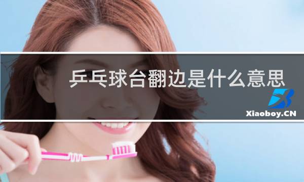 乒乓球台翻边是什么意思图片