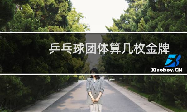 乒乓球团体算几枚金牌图片