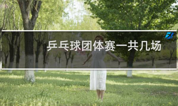 乒乓球团体赛一共几场图片
