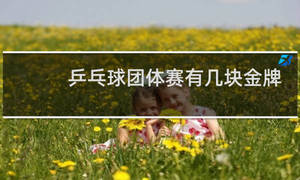 乒乓球团体赛有几块金牌图片