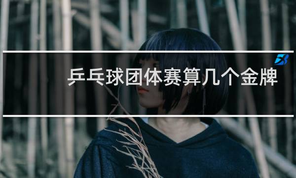 乒乓球团体赛算几个金牌图片