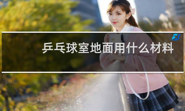 乒乓球室地面用什么材料好图片