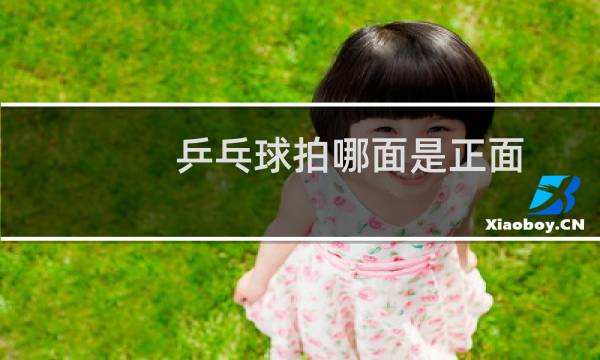 乒乓球拍哪面是正面图片