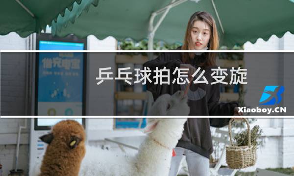 乒乓球拍怎么变旋图片