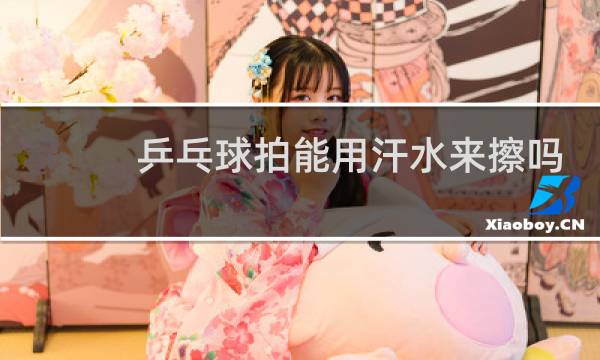 乒乓球拍能用汗水来擦吗图片