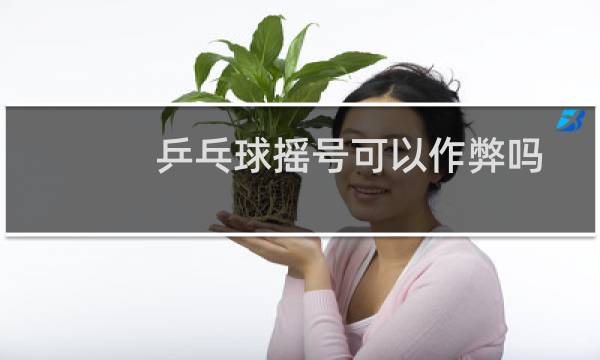 乒乓球摇号可以作弊吗图片