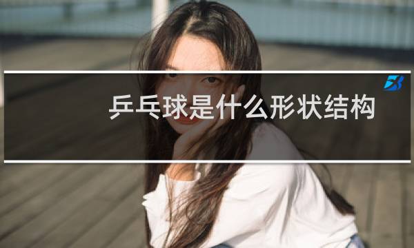 乒乓球是什么形状结构图片