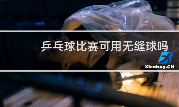 乒乓球比赛可用无缝球吗图片