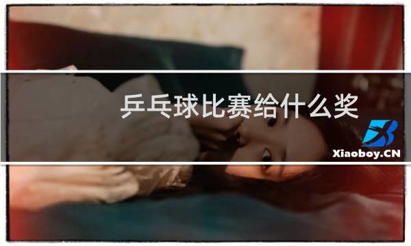 乒乓球比赛给什么奖图片