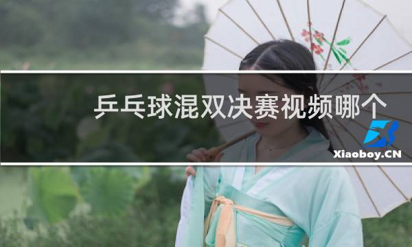 乒乓球混双决赛视频哪个台图片